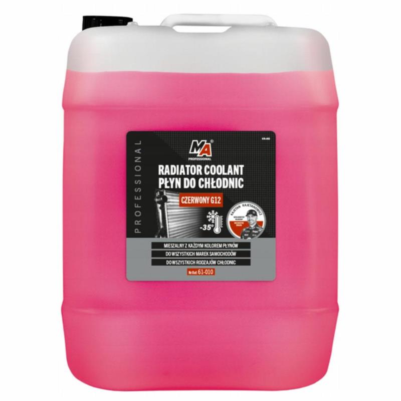 MOJE AUTO Professional Płyn do chłodnic G12 czerwony 20L - gotowy | Sklep online Galonoleje.pl