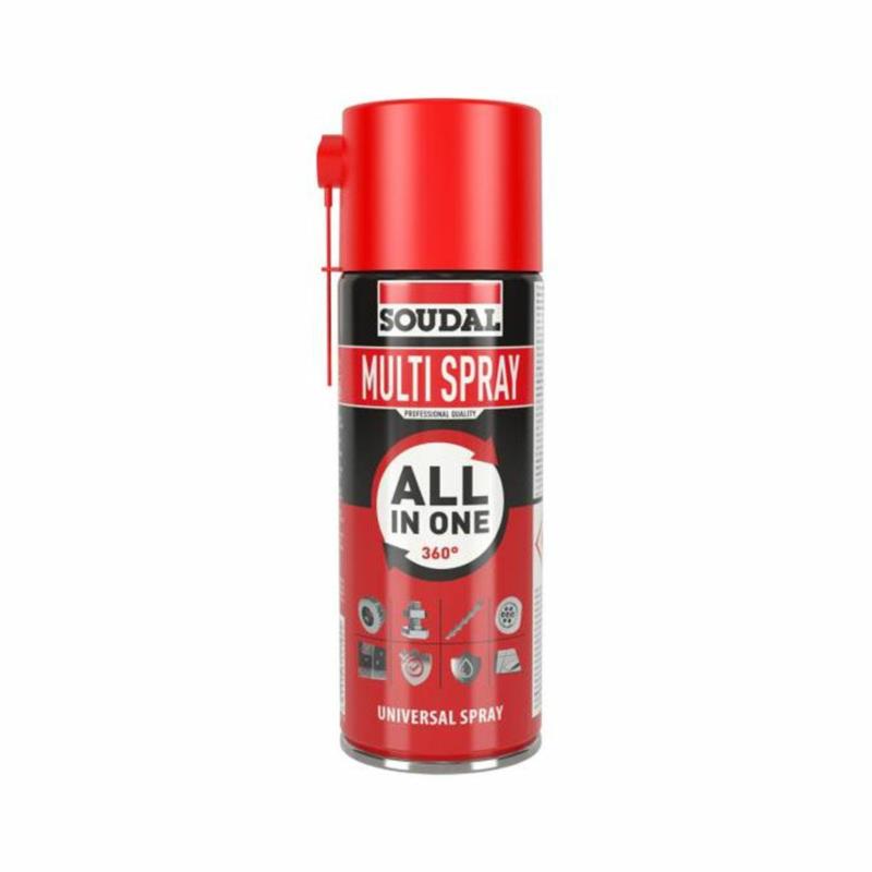 SOUDAL Multi Spray 400ml - wielofunkcyjny preparat smarująco-zabezpieczający | Sklep online Galonoleje.pl