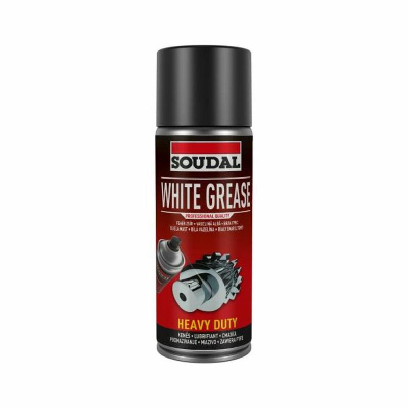 SOUDAL White grease 400ml - biały smar litowy z PTFE | Sklep online Galonoleje.pl