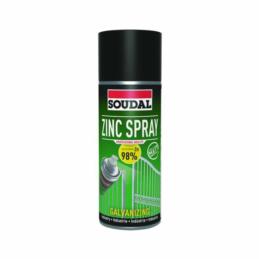 SOUDAL Zinc Spray Matowy 400ml - matowa powłoka cynkowa antykorozyjna | Sklep online Galonoleje.pl
