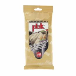 PLAK Nawilżane ściereczki do czyszczenia i pielęgnacji tapicerki skórzanej 24 szt. | Sklep online Galonoleje.pl