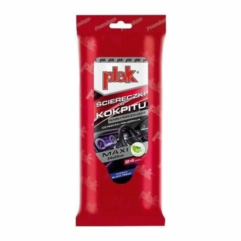 PLAK Ściereczki do kokpitu MAXI - Black Trend (nabłyszczające) | Sklep online Galonoleje.pl