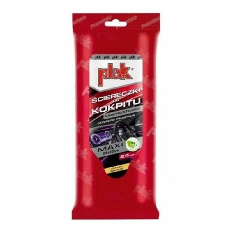 PLAK Ściereczki do kokpitu MAXI - Wanilia (nabłyszczające) | Sklep online Galonoleje.pl