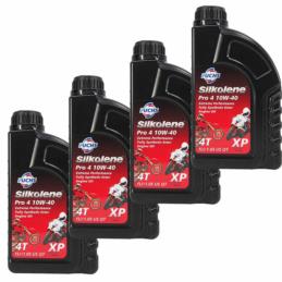 FUCHS Silkolene Pro 4 XP 10w40 4L (4 x 1L) - olej motocyklowy syntetyczny | Sklep online Galonoleje.pl