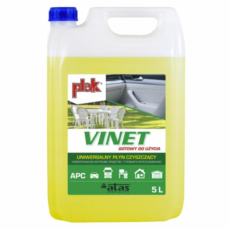PLAK Vinet 5L (gotowy płyn) - płyn do mycia plastików | Sklep online Galonoleje.pl