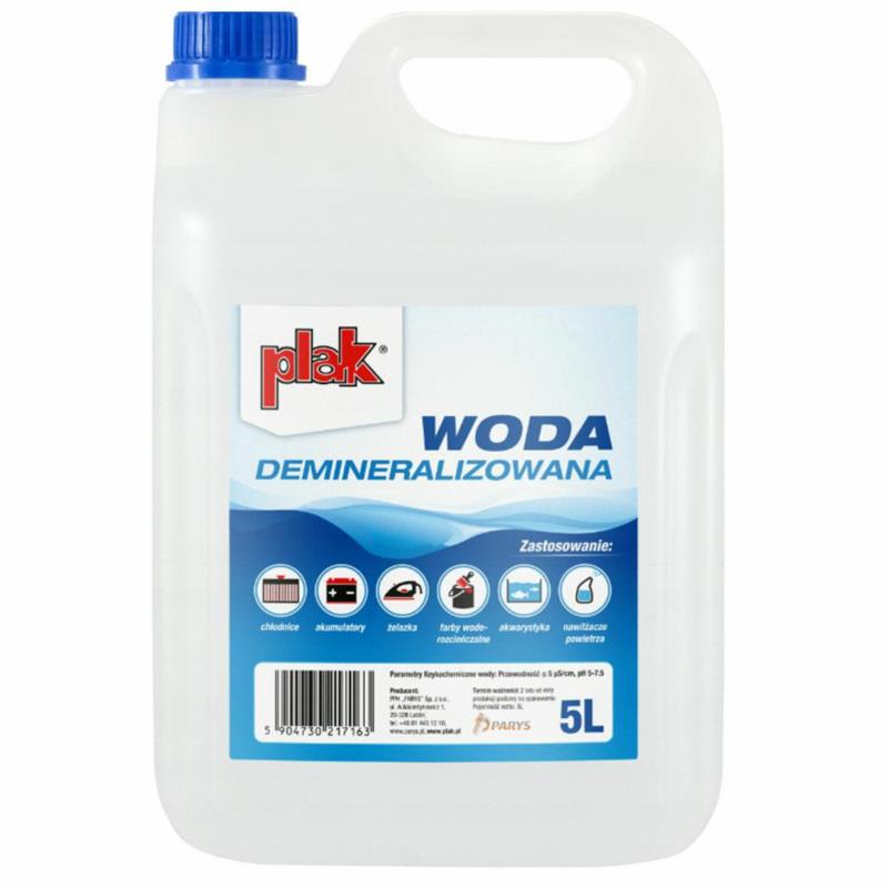 PLAK Practical Line Woda demineralizowana 5L | Sklep online Galonoleje.pl