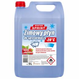 PLAK Winter Sprint Zimowy płyn do spryskiwaczy -20°C malina z poziomką 5L | Sklep online Galonoleje.pl