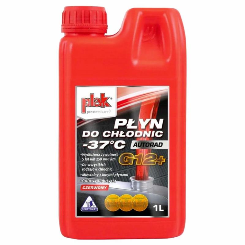 PLAK Autorad płyn do chłodnic czerwony 1L | Sklep online Galonoleje.pl