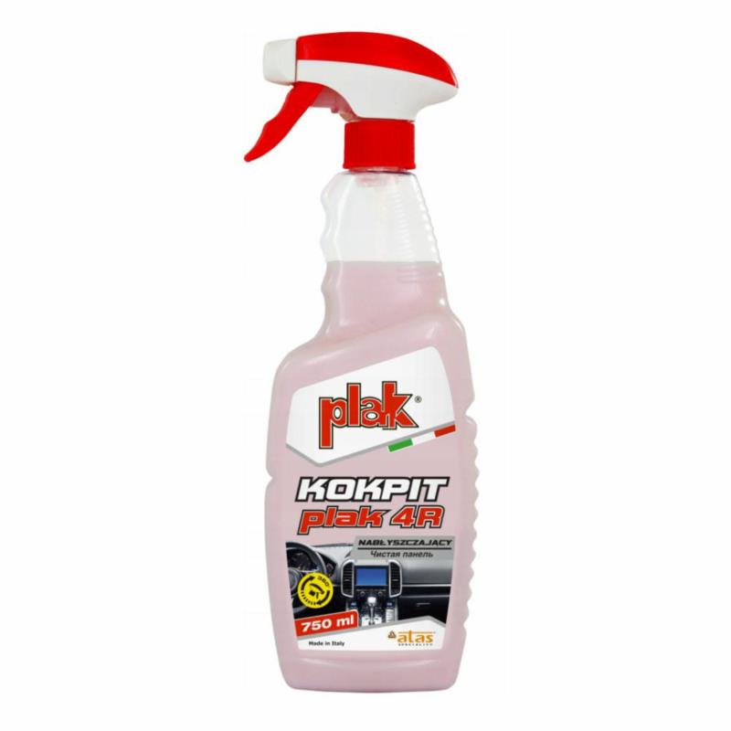 PLAK 4R 750ml - płyn do czyszczenia i nabłyszczania plastików z atomizerem | Sklep online Galonoleje.pl