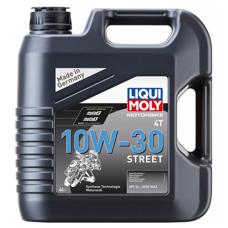 LIQUI MOLY Motorbike 4T Street 10w30 4L 1688 - półsyntetyczny olej motocyklowy | Sklep online Galonoleje.pl