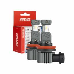 AMIO Żarówki samochodowe LED Hybrid H8 H9 H11 H16 6000K 60W Canbus (AMIO-04116) | Sklep online Galonoleje.pl