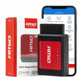 AMiO Skaner tester diagnostyczny OBD2 Bluetooth XL - interfejs AMIO-04733 | Sklep online Galonoleje.pl