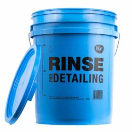 K2 Wiadro detailingowe RINSE 20L - niebieskie wiadro do płukania | Sklep online Galonoleje.pl
