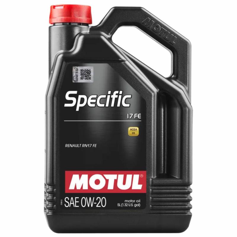 MOTUL Specific 17 FE 0W-20 - syntetyczny olej silnikowy 5L | Sklep online Galonoleje.pl