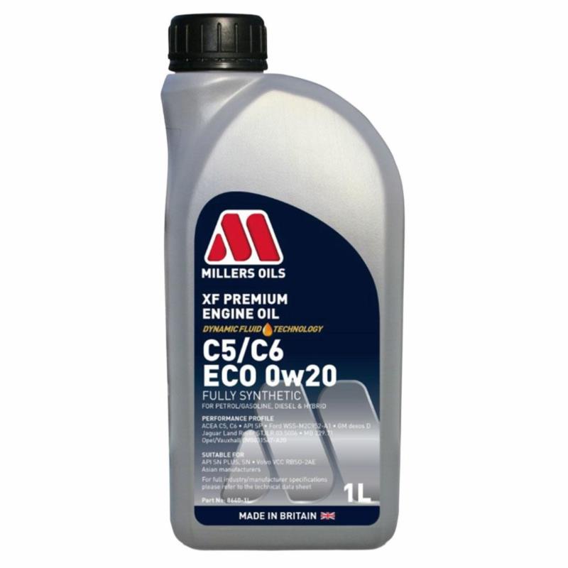 MILLERS OILS XF Premium C5/C6 Eco 0W20 1L - olej silnikowy | Sklep online Galonoleje.pl