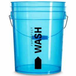 FX PROTECT Wash Bucket WASH Blue 20L - niebieskie wiadro z miarką do mycia auta | Sklep online Galonoleje.pl