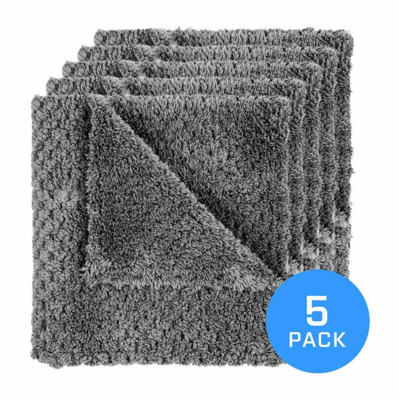 FX PROTECT Steel Grey 350gsm 40x40cm 5-pak - hybrydowa mikrofibra do osuszania i wykańczania | Sklep online Galonoleje.pl