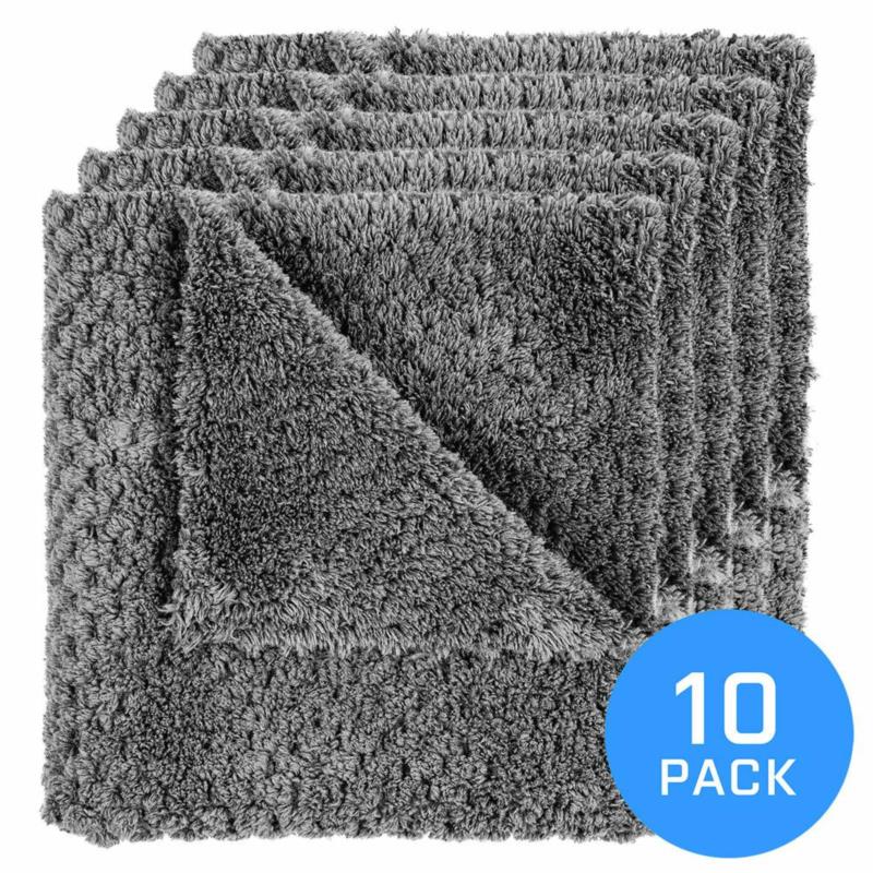 FX PROTECT Steel Grey 350gsm 40x40cm 10-pak - hybrydowa mikrofibra do osuszania i wykańczania | Sklep online Galonoleje.pl