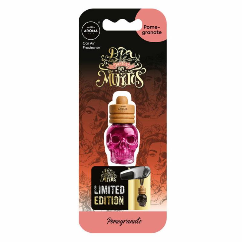 AROMA Wood Muertos Pomegranate 6,5ml - zapach samochodowy zawieszka czaszka | Sklep online Galonoleje.pl