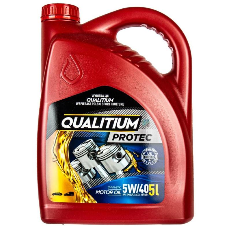 QUALITIUM Protec 5W40 5L - syntetyczny olej silnikowy | Sklep online Galonoleje.pl