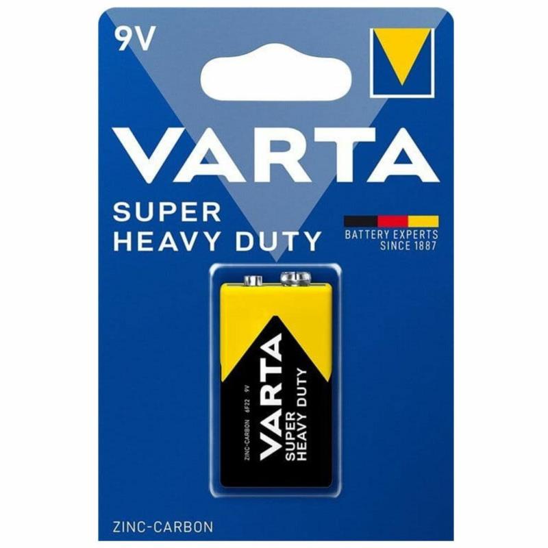 VARTA Bateria cynkowo-węglowa 9V 6F22 - 1 sztuka blister | Sklep online Galonoleje.pl