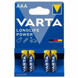 VARTA Baterie alkaliczne AAA LR03 Longlife Power 4 szt. blister