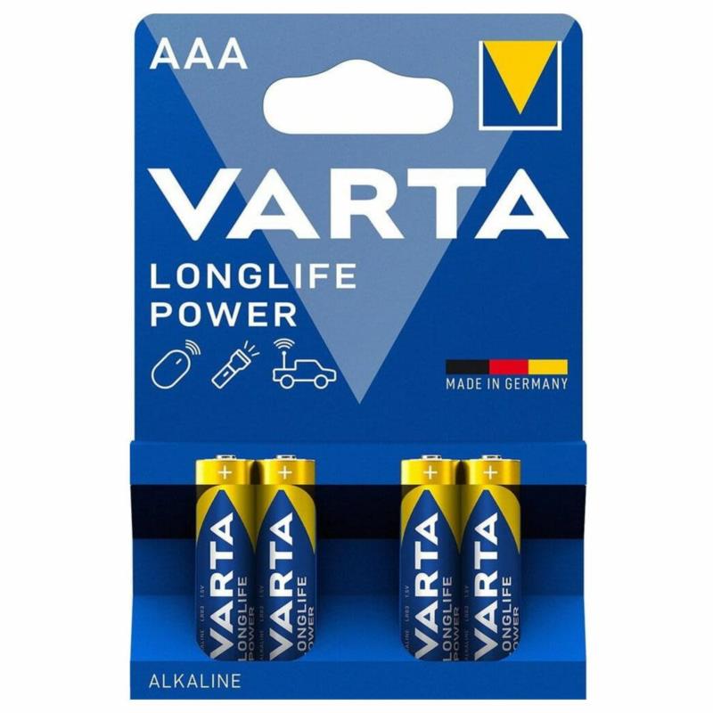 VARTA Baterie alkaliczne AAA LR03 Longlife Power 4 szt. blister