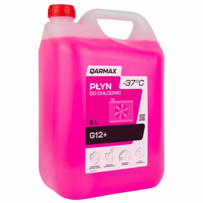 QARMAX Płyn do chłodnic czerwony G12+ 5L | Sklep online Galonoleje.pl