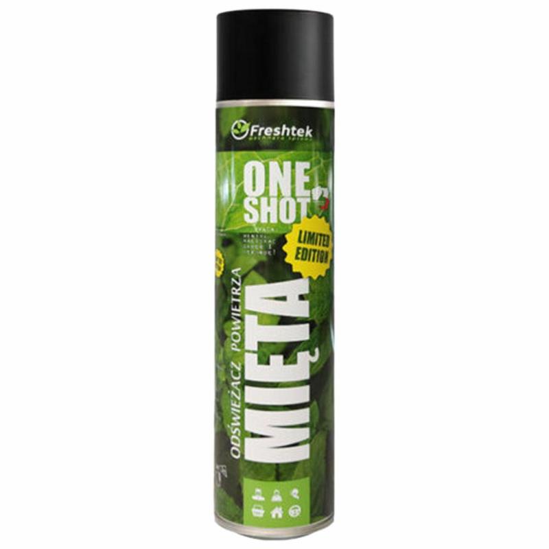 FRESHTEK One Shot Mięta - profesjonalny odświeżacz powietrza o zapachu mięty 600 ml | Sklep online Galonoleje.pl