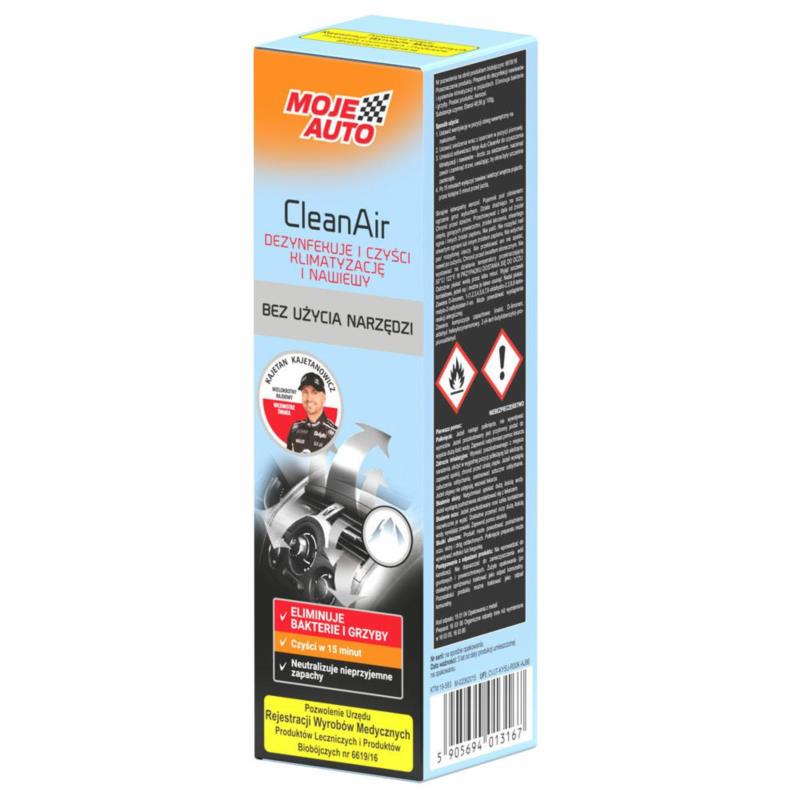 MOJE AUTO Clean Air Arctic 150ml - preparat odświeżający nawiewy | Sklep online Galonoleje.pl