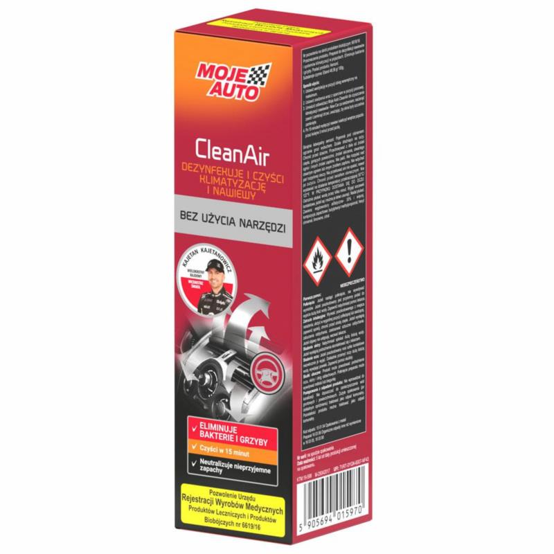 MOJE AUTO Clean Air New Car 150ml - preparat odświeżający nawiewy | Sklep online Galonoleje.pl