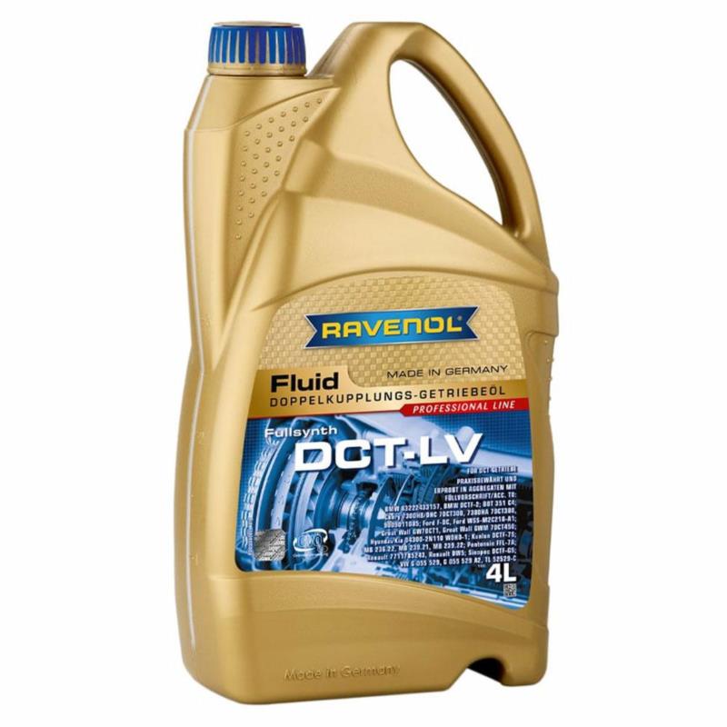 RAVENOL ATF DCT-LV Fluid 4L - w pełni syntetyczny olej przekładniowy DCT | Sklep online Galonoleje.pl
