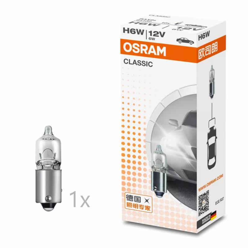 OSRAM Original H6W 12V 6W BAX9S - halogenowa żarówka samochodowa 1 szt. | Sklep online Galonoleje.pl