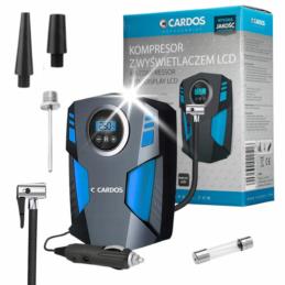 K2 CARDOS Kompresor samochodowy 12V z wyświetlaczem LCD i lampą LED | Sklep online Galonoleje.pl