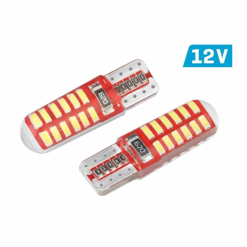 VISION W5W T10 12V 24x 3014 SMD LED Canbus Silikon Białe - żarówki samochodowe 2 szt. | Sklep online Galonoleje.pl