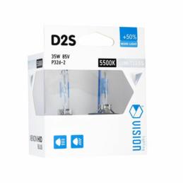VISION Xenon D2S 5500K 85V 35W P32d-2 +50% Limitless White - żarniki ksenonowe komplet 2 szt. | Sklep online Galonoleje.pl