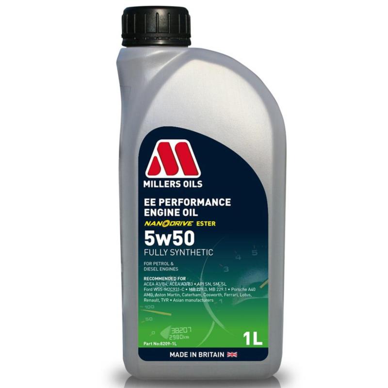 MILLERS OILS EE Performance 5w50 1L - syntetyczny olej silnikowy | Sklep online Galonoleje.pl
