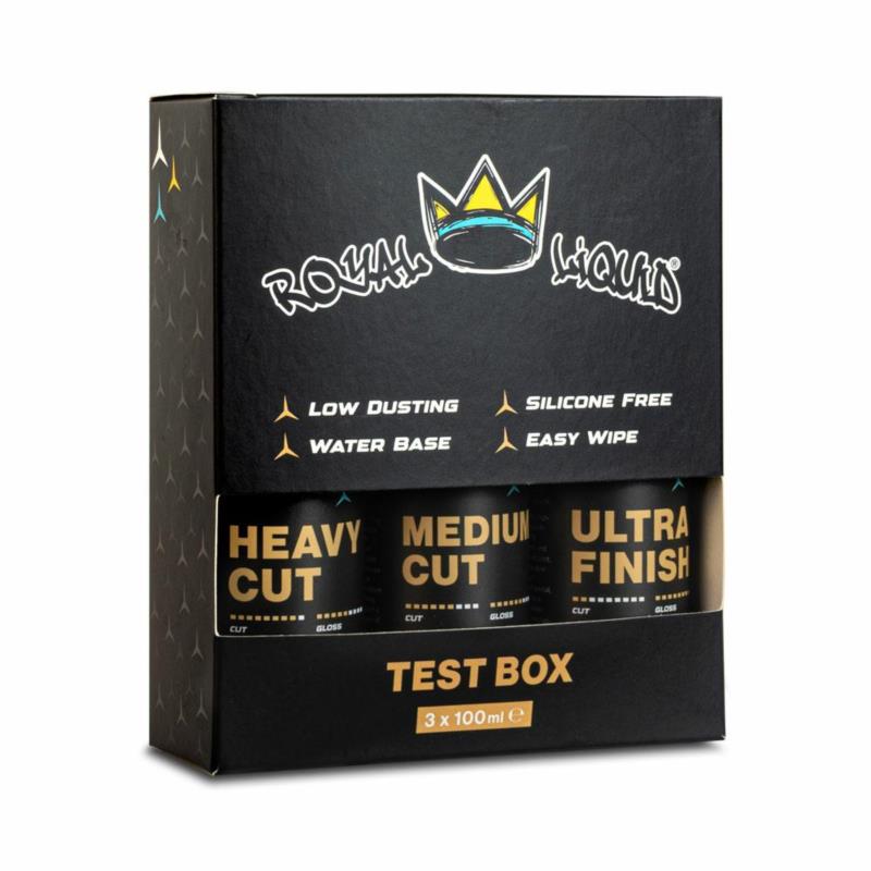 ROYAL LIQUID Compound Test Box 3x100 ml - zestaw trzech past polerskich | Sklep online Galonoleje.pl