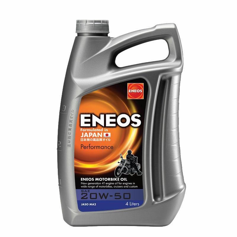 ENEOS Performance 4T SJ 20W50 4L - półsyntetyczny olej motocyklowy | Sklep online Galonoleje.pl
