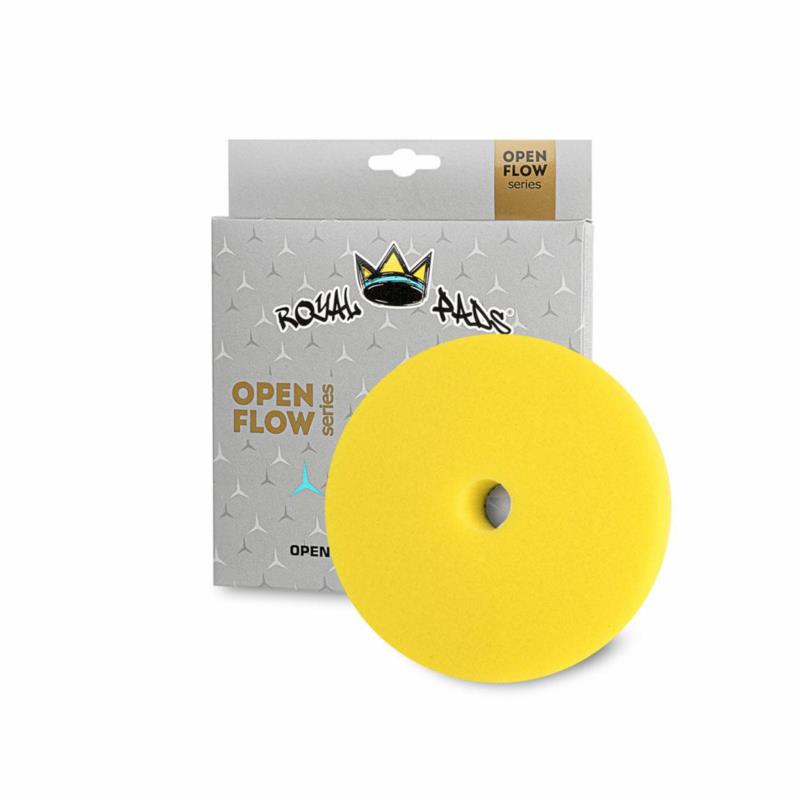 ROYAL PADS OF Medium (Yellow) 80 mm - gąbka polerska średnio tnąca
