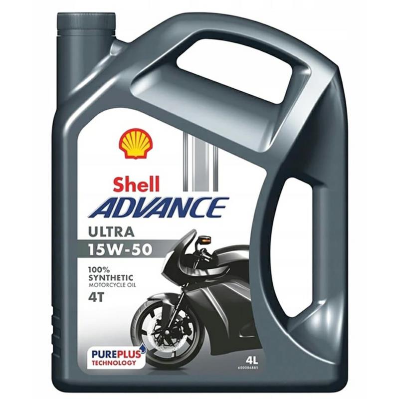 SHELL Advance Ultra 4T 15W50 4L - syntetyczny olej motocyklowy | Sklep online Galonoleje.pl