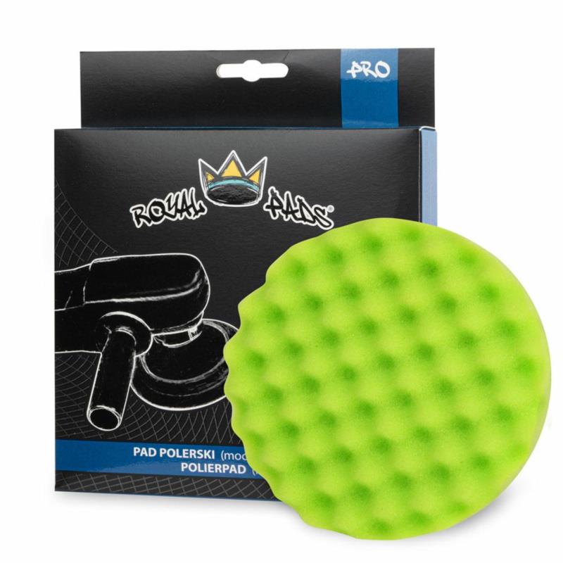 ROYAL PADS PRO Finish Crown Pad (Green) 150 mm - profilowana gąbka wykańczająca