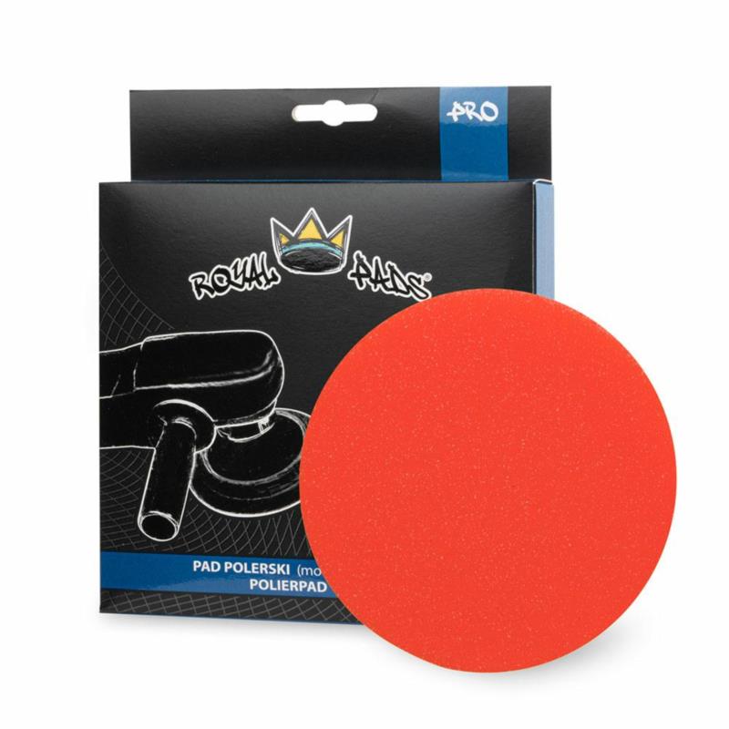 ROYAL PADS PRO Soft Pad Red 130mm - miękka gąbka polerska | Sklep online Galonoleje.pl