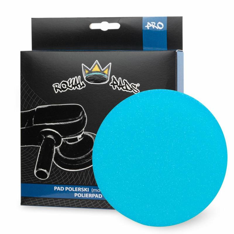 Royal Pads PRO Heavy Cut Pad Blue 150mm - bardzo twarda gąbka polerska | Sklep online Galonoleje.pl