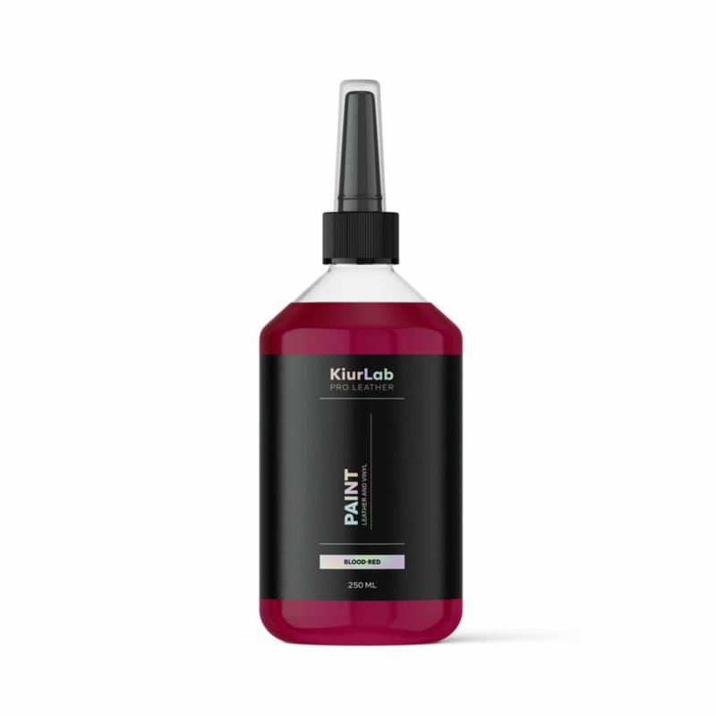 KiurLab PRO LEATHER Leather And Vinyl Paint Blood-Red 250 ml - farba do renowacji skóry i winylu