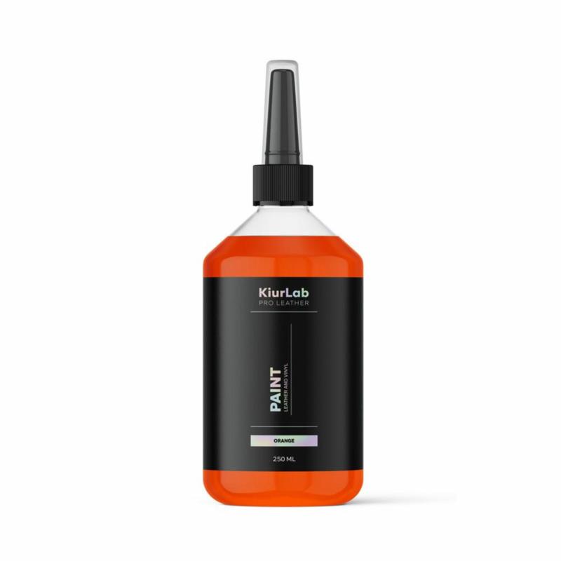 KiurLab Pro Leather And Vinyl Paint Orange - farba do renowacji skóry i winylu 250ml | Sklep online Galonoleje.pl