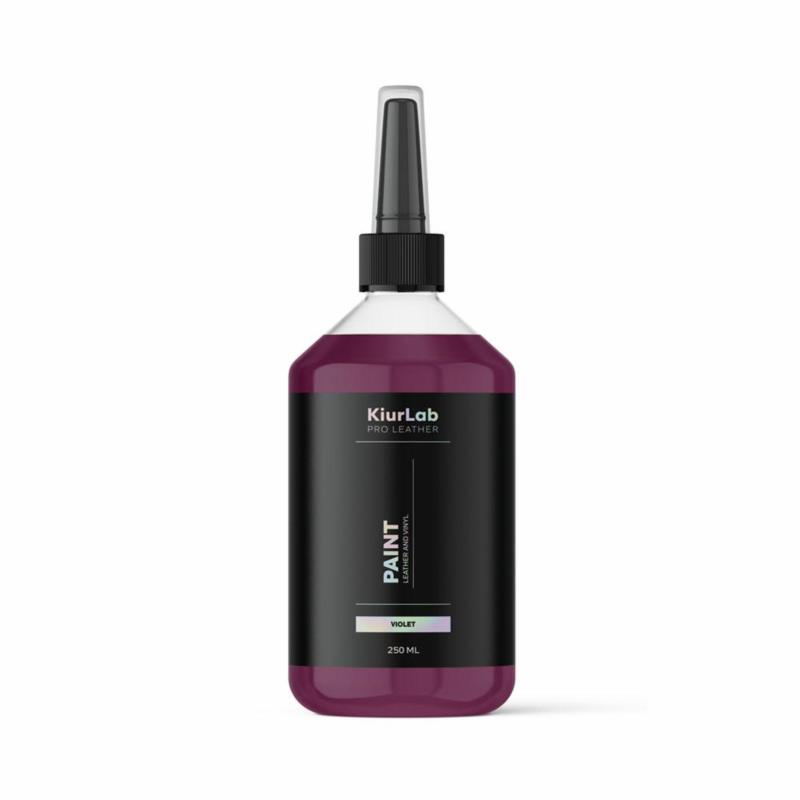 KiurLab PRO LEATHER Leather and Vinyl Paint Violet 250ml - farba do renowacji skóry i winylu | Sklep online Galonoleje.pl