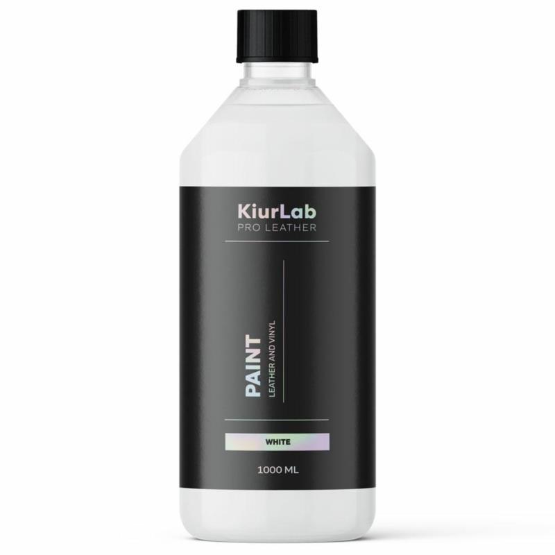 KiurLab PRO LEATHER Leather and Vinyl Paint White 1L - biała farba do renowacji skóry i winylu | Sklep online Galonoleje.pl