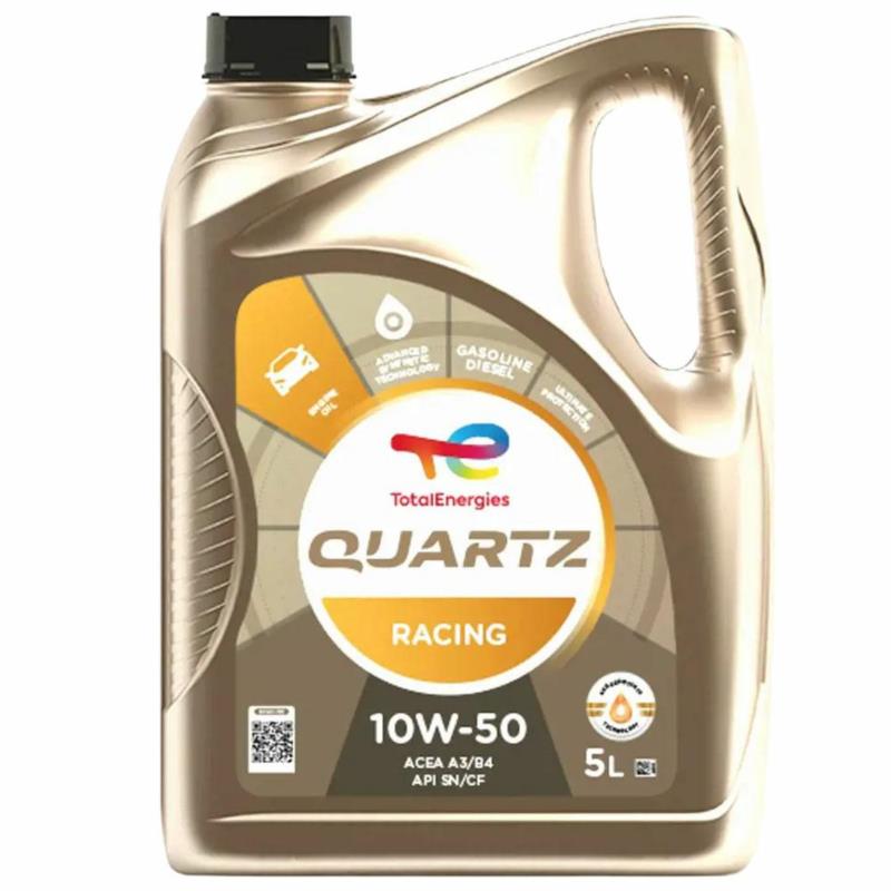 TOTAL Quartz RAcing 10W50 5L - półsyntetyczny olej silnikowy | Sklep online Galonoleje.pl