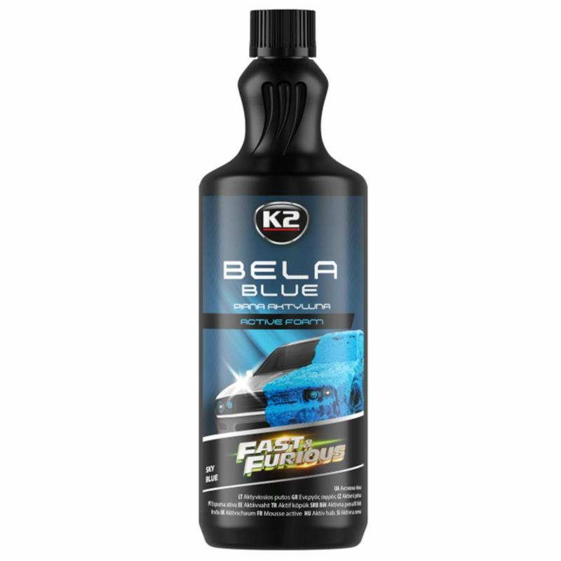 K2 Fast Furious Bela Blue 1L - niebieska aktywna piana do mycia wstępnego | Sklep online Galonoleje.pl
